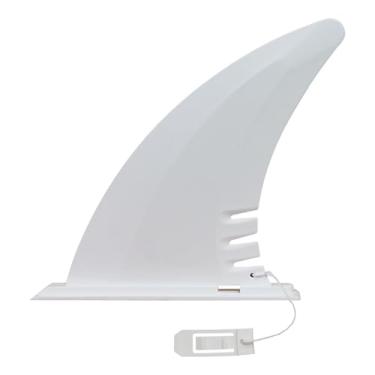 Imagem de IEUDNS Quilha para prancha de surfe, quilha central para prancha de surfe, acessório branco de fácil instalação para esportes aquáticos, peças de reposição, 7 Inch