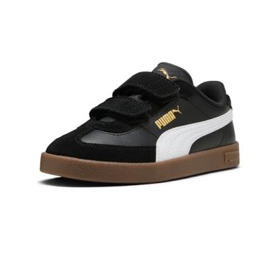 Imagem de PUMA Tênis unissex infantil Club Ii Era Hook and Loop, Preto e branco Ah25, 13 Little Kid