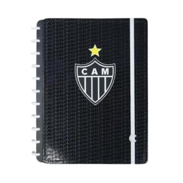 Imagem de Caderno Inteligente Atlético Mineiro Galo Preto Tamanho Grande de Disc