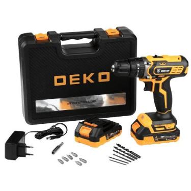 Imagem de Parafusadeira Furadeira de Impacto 3/8 Polegadas 20V 2 Baterias 1.5AH 