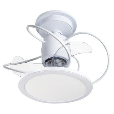 Imagem de Ventilador de Teto Treviso Branco Confort LED 3000K Controle