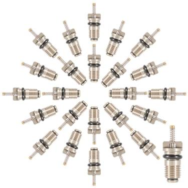 Imagem de Pacote com 25 peças de reposição padrão JRA A/C Schrader, núcleo de válvula