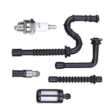 Imagem de HUYUR Filtro de linha de combustível com vela de ignição para motosserra STIHL MS240 MS260 024 026