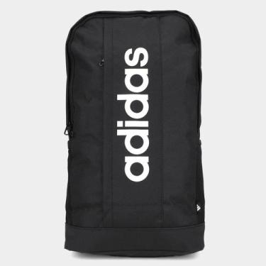 Imagem de Mochila Adidas Linear Backpack 18.5L, Preto, Branco, Único