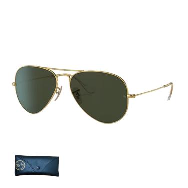 Imagem de Óculos De Sol Ray Ban Aviator Masculino Classic RB3025 Tamanho 58