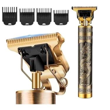 Imagem de Máquina de Acabamento Profissional, Aparador Recarregável USB para Cabelo e Barba, 180m...