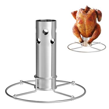 Imagem de Suporte de infusor de sabor de peru para acessórios de fritadeira de peru sem óleo Charbroil 4897766R06, suporte de peru para lata de cerveja Charbroil The Big Easy&SRG, substituição de torradeira de frango para fritar, grelhas e fornos