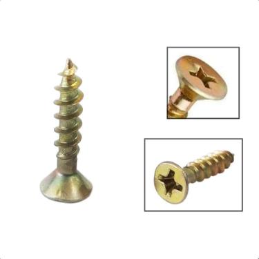 Imagem de Caixa Parafuso Phillips Chato 4.0X16Mm Chipboard 1000 Uni