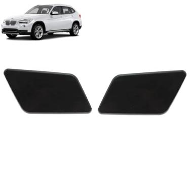 Imagem de Par Esguicho Tampa Capa Lavador Farol Pára-choque Dianteiro BM W X1 2009 2010 2011 2012