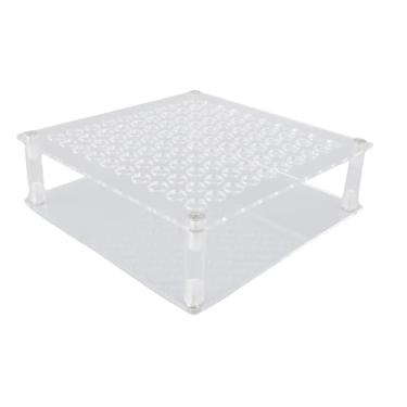 Imagem de Luqeeg Slots Slots Acrylic Pen Display, Rack de Lápis Transparente de Mesa, Suportes de Tinta Artística Com Tamanho Compacto e Garantir Estabilidade para Canetas Escova de Maquiagem