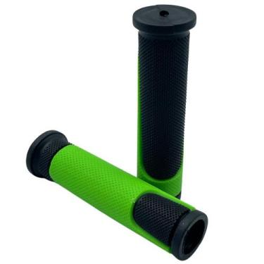 Imagem de Manopla Punho Gta 125mm Borracha Preto / Verde