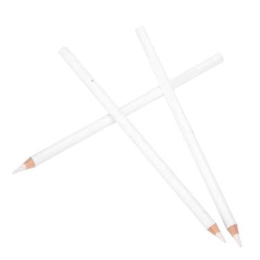 Imagem de Pssopp Lápis de Carvão Branco, Ferramenta de Desenho de Madeira para Destaque e Sombreamento Artístico Em Papel Escuro, 3 Peças para Desenho Profissional, Ideal para Artistas e Ilustradores