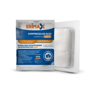 Imagem de Kit com 20 Compressas de Gaze 7,5X7,5 Estéril 13 Fios ERIMAX
