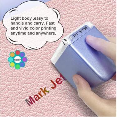 Imagem de WLTOYS Handheld Printer Portable Mini Inkjet Printer Color Barcode Printer 1200dpi with Ink Cartridge APP for Customized Number