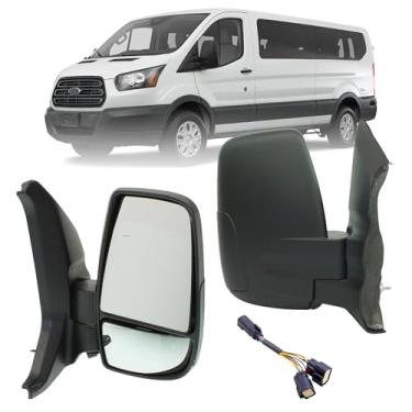 Imagem de Substituição do espelho da porta do lado direito do passageiro para Ford Transit T150 T250 T350 T350H de 2014 a diante