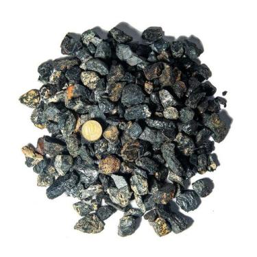 Imagem de Turmalina Preta Bruta - Pedra Grão 20mm Aprox. para Indústria - 1 kg -