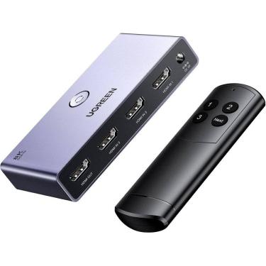 Imagem de Divisor Switcher Hdmi 2.1 8K 60Hz 4K 120Hz Controle Remoto