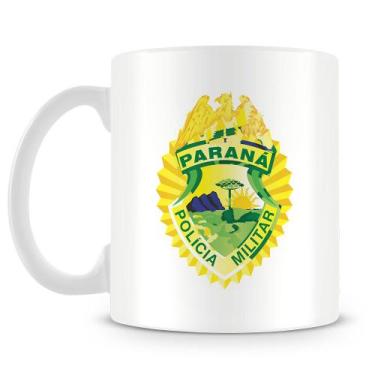 Imagem de Caneca Personalizada da Polícia Militar do Paraná com Nome - Porcelana