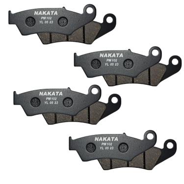 Imagem de 4 Pastilhas Nakata Freio Dianteiro Biz 125i 2019 a 2025