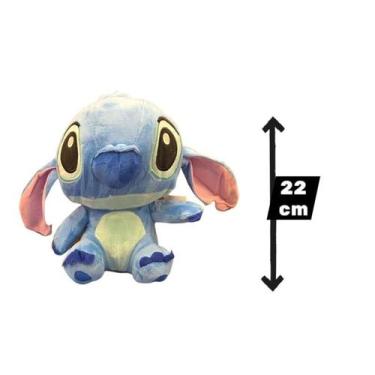 Imagem de Pelucia Stitch Musical Fofo e Super Macio - Disney, Azul
