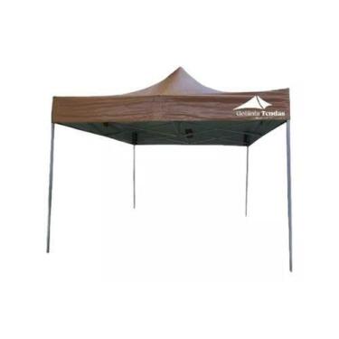 Imagem de Tenda Sanfonada 2,0x2,0 Metros PVC VINILICA - Goiânia Tendas, Marrom