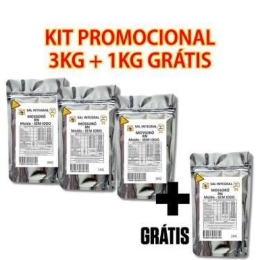 Imagem de Sal Marinho Integral Moído Sem Iodo Combo leve 4 pague 3 - RF