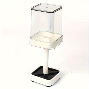 Imagem de Estojo portátil para escova de dentes, copo grande, recipiente de pasta de dente para escola, acampamento, viagem de negócios - 1 peça