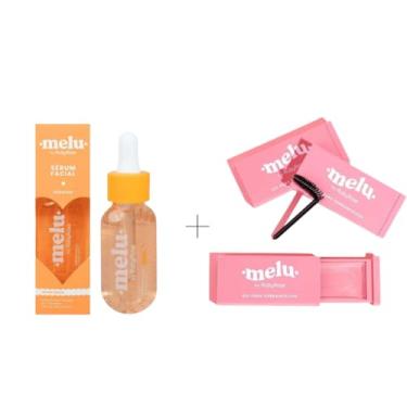 Imagem de Sérum Facial Pêssego e Gel para Sobrancelhas Melu