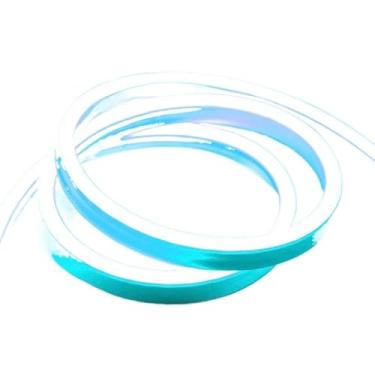 Imagem de Fita de LED Mangueira Neon 5 Metros IP65 Flexível Com ou Sem Fonte(Azul Gelo,Sem Fonte)