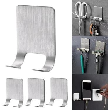 Imagem de Suporte Lâmina De Barbear Porta Barbeador Gancho Adesivo