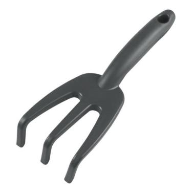 Imagem de Ancinho com 3 Dentes para Jardinagem Tramontina em Plastico Grafite