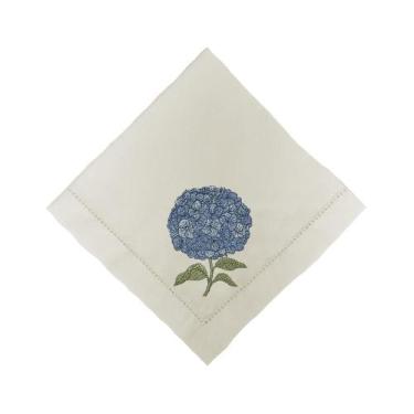 Imagem de Guardanapo Algodão Com Ajour Cru Flor - Decortextil
