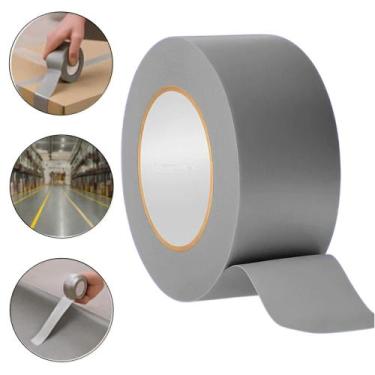Imagem de Fita Adesiva de Demarcação 45mm x 5m Impermeável e Durável Cor Cinza/P
