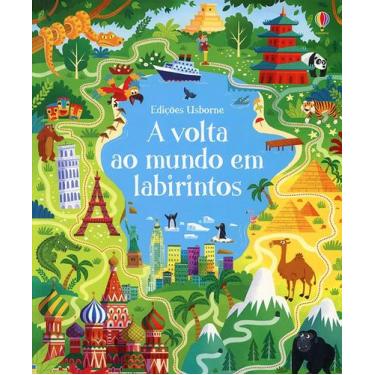 Imagem de Livro - A volta ao mundo em labirintos : Labirintos incríveis