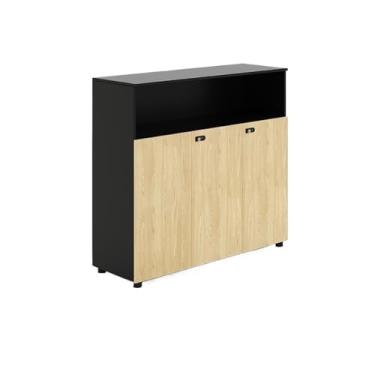 Imagem de Armário de Arquivos Armário baixo para sala de conferências, despensa, escritório, armário, arquivo, com divisória e fechadura