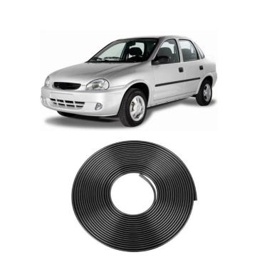 Imagem de Borracha Protetora Borda Porta Preta Corsa 4 Portas 10m 7x14 [f103]