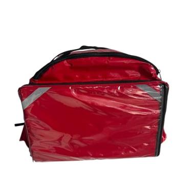 Imagem de Bag Mochila Motoboy Entregador Ifood Delivery Com Isopor 45 litros