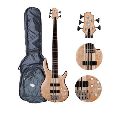 Imagem de Baixo Ativo/Passivo 5 Cordas Cort A5 P Fmmh + Capa Champion