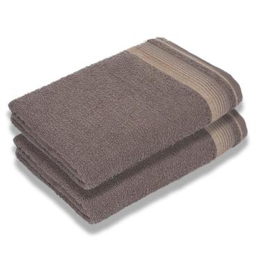 Imagem de Kit Com 2 Toalhas De Banho Luxury Soft Beka 360 G-m² Luxo Cereja