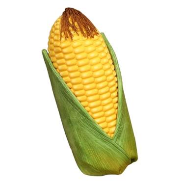 Imagem de Yunhgft Brinquedo de Pelúcia, Almofada de Pelúcia de Espiga de Milho de Simulação, Decoração 3D para Casa, Brinquedo de Pelúcia Fofo, Almofada Pequena para Fe, Milho em folha