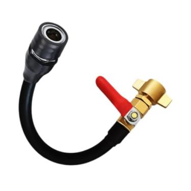 Imagem de JicSuXi Conector de Entrada de Tanque de Ar para Caminhões Acessórios de Montagem de Encaixe Rápido Tubo de Conexão de Liberação Rápida Adaptador de Tanque de