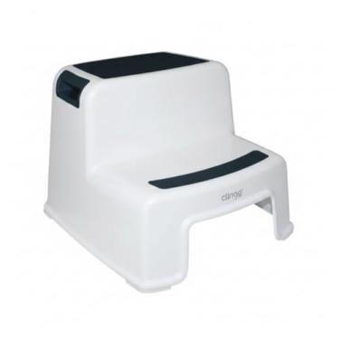 Imagem de Escadinha Infantil 2 Degraus Antiderrapante – Banquinho Versátil para Banheiro e Rotina Infantil – Azul