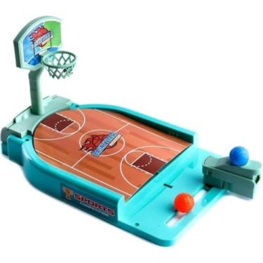 Imagem de Mini Jogo Basquete Infantil de Mesa Com Lançador Brinquedo