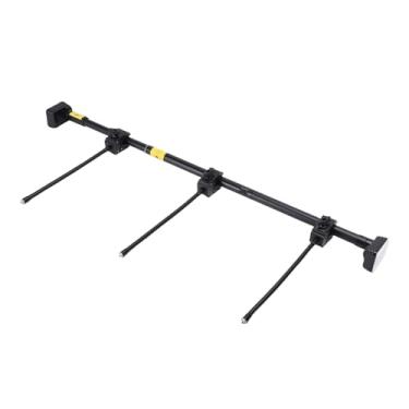 Imagem de Luqeeg Suporte para Guirlanda Ajustável na Porta Frente 80-100 cm Sem Furação Barra Tensora para Guirlanda de Natal para Suporte para Decoração de Natal e Halloween