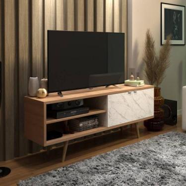 Imagem de Rack para TV até 55 polegadas com 2 Portas 160cm R1482 Tecnomóbili, Am