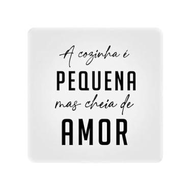 Imagem de Luminária Box Slim Pequena Mas Cheia de Amor USB – Decorativa, LED 5W, Luz Suave, Bivolt