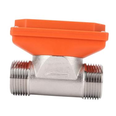 Imagem de Luqeeg Sensor de Fluxo de água Em Aço Inoxidável Medidor de Vazão Com Display Digital de Grande Fluxo para Equipamento de Purificação de água Medidor de Vazão à Prova de álcalis ácidos para Piscina