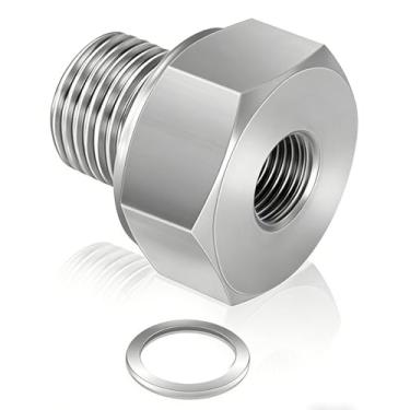 Imagem de Adaptador G·PEH M16 1.5 para adaptador de sensor de pressão de óleo 1/8 NPT para LS Engine Swap LS1 LSX LS3 Calibre para todos os motores GM LS Series