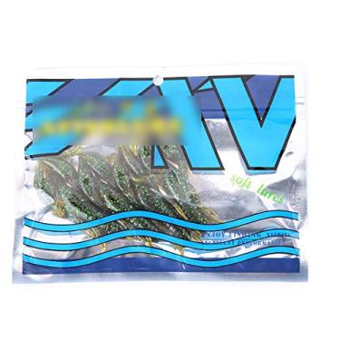 Imagem de Zerodis Conjunto de Iscas de Pesca de Lagostins de Silicone Artificial, Isca Macia de 4 Pacotes para Baixo e Carpa, Equipamento Texas, Gancho de Pesca de Reboque de Gabarito (1#)