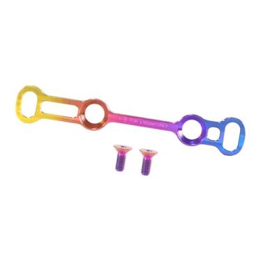 Imagem de Colaxi Adaptador, conversor, peça de reparo e manutenção para freio a disco de bicicleta de estrada; suporte de montagem para pinça de freio a disco, Multicolorido 7.9 X 1.3 Cm